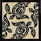 Islander Hawaii Ceramic Tile Trivet with Tribal Honu Turtle Design