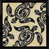 Islander Hawaii Ceramic Tile Trivet with Tribal Honu Turtle Design