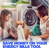 Holikme 30 Feet Dryer Vent Cleaner Kit, Flexible Lint Brush with Drill Attachment, Extends Up to 30 Feet for Easy