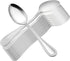 E-far Stainless Steel Teaspoons Set of 12, 6.7 Inch Pearled Edge Small Dessert Spoons for Home Kitchen