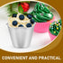 Luxshiny 6pcs Cake Mold, Mini Cheesecake Pan, Chocolate Pan, Baking Tins, Round Aluminum Alloy