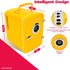 Frigidaire EFMIS151 Mini Portable Compact Fridge Cooler with Built-in Speaker, 4L Capacity, Chills Six 12 oz Cans,