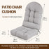Cushion,44 Inches Adirondack Chair Waterproof High Back Outdoor Chair Cushions with Non-Slip Bottom,High Back Patio