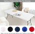 4 Pack 8 (96 30 Inches, Spandex Table Top Cap Cover Stretch Fitted Washable Elastic Rectangle Tablecloth for FT Folding