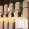 Hooks for Outdoor String Lights-100Pcs Heavy Duty Hooks with Adhesive StripsNo Holes,