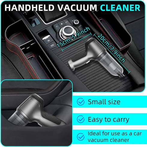 Wireless Handheld Car Vacuum Cleaner and Blower, 12000PA Strong Suction Cordless Vacuum