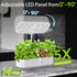 14 5L Large Hydroponics Growing System Pods, Indoor Herb Garden with LED Grow Light, Water Tank, Hydroponic Grow Kit