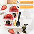 SEIION 200 3oz Pcs Mini Dessert Cups with Lids, Spoons & Bonus Forks Clear Plastic Parfait Cup for Mousse, Pudding