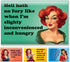4 Pack Refrigerator Magnets - Funny Fridge Magnet, Perfect Gift for Housewarming or Women Friends