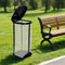 DTOMCD Portable Trash Bag Holder Collapsible Trash Can with Lid, Trash Can for