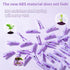 50 PCS Small Transparent Plastic Tool Paper Clips, Mini Clothespins for Party, 1.4 x 0.25 Inch (Purple)