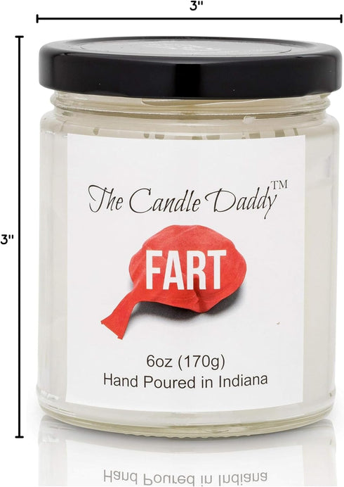 Fart Scented Candle - Smells Terrible - 6 Ounce Jar Candle