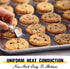 Commercial Quality Baking Sheet Pan Set, Natural Aluminum Cookie Sheet, Nonstick Baker's Half Sheet Pan, 2 Pack 18X13
