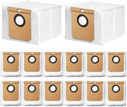 14 Pack Replacement Dust Bags for Eufy L60 / L50 Series Robot Vacuums, Self-Empty Station Dirt Disposal Bags