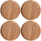 4pcs Wooden Cup Lid Cover for Coffee Mug, Reusable Mug Lid for Keeping Warm