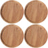 4pcs Wooden Cup Lid Cover for Coffee Mug, Reusable Mug Lid for Keeping Warm