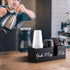 ALELION Coffee Cup Holder for Countertop, Wood Coffee Bar Accessories and Organizer for Cup Lid Stirrers