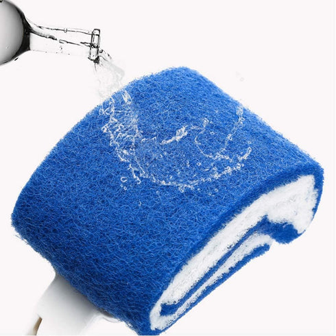 Toilet Brush Bowl Brush, Bathroom Brush for Deep Cleaning, Scratch-Free Curved Good Grip (2 Pack)