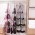 AARAINBOW Hanging Handbag Purse Organizer for Closet, 8 Pockets, Space Saving, 41 L x 13.5W, Black