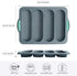 Non-Stick Baguette Bread Pan, 4 Cavity Perforated Silicone Loaf Pan for French Bread Baking