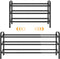 Gewudraw 3 Tier Shoe Organizer, Shoe Rack for Closet, 28 Metal Shelf