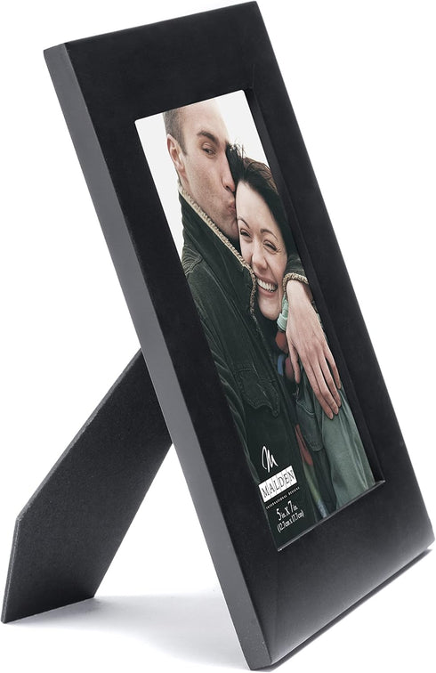 Malden International Designs 5x7 Picture Frame, Black, 1 Count (Pack of 1)