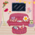 4x6 Rug&Play Ultra Soft Pink Dollhouse Play Rug for Girls Room Washable Non-Slip Area Rugs for Kid Bedroom & Kids