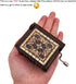 Youtang Hand Crank Music Box, Halloween Christmas Laser Engraved Wood Musical Box Gift for Christmas, Birthday,