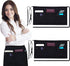Brtex Server Aprons with 5 Pockets (2 Pack) - Commercial Grade Black Waist Aprons for Women Men, Restaurants Cafes Bars