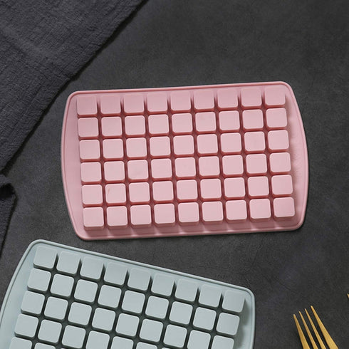Verdental Small Square Silicone Candy Molds, 108 Cavities for Hard Candy, Cake, Chocolate (2 Pcs, Pink)