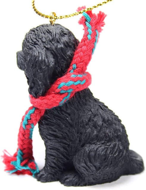 Conversation Concepts Cockapoo Tiny Miniature Christmas Ornament - Delightful! (Black)