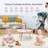 100ml Ausic Stroller Fan with Mist, Misting Portable Fan for Stroller, Baby Fans with Detachable Tripod, Baby