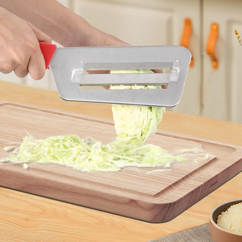 Cabbage Chopper Shredder, 2 Pack Cabbage Cutter Knife, Kitchen Slicer Sauerkraut Cutter, Coleslaw Grater, Sharp