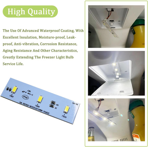 SW-BX02B Refrigerator LED Light Board and Bulb Replacement for Frigidaire LED Light Module