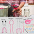 Home Canning Supplies Starter Kit, Food Grade Stainless Steel Canning Tools Set for Beginners, Pink