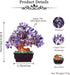 MANIFO Amethyst Crystal Tree, Reiki Healing Gemstone Money Tree Feng Shui Crystals Home Office Luck Decoration