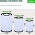 Set 3 Plastic Cutting Boards for Kitchen, with Grips of Dishwasher-Safe, Non Slip Cutting Board with Juice Groove