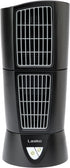 Lasko Oscillating Platinum Desktop Wind Tower Fan | 3-Speeds, Compact, Portable with Handle | 14", Black, Model 4916