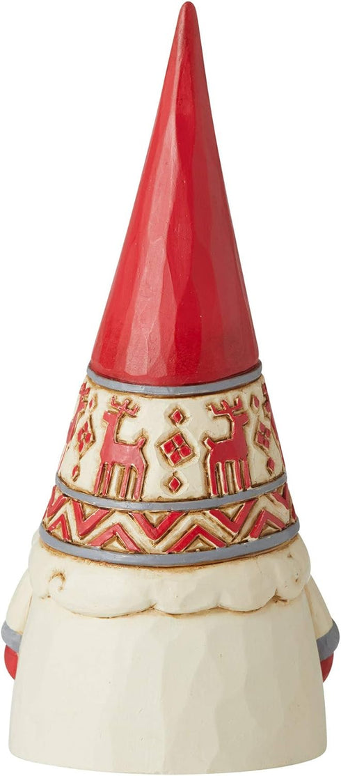 Enesco Jim Shore Heartwood Creek Nordic Noel Reindeer Hat Gnome Figurine, 5.12 Inch, Multicolor