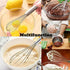 Stainless Steel Whisk Set, 3 Packs Balloon Whisks for Cooking, Whisking, Blending (8", 10", 12")