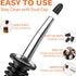 72 PACK Femilkt Liquor Pour Spout With Dust Caps,Stainless Steel Pourers Spouts for Liquor Bottles,Bottle Pourers