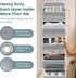 Andahoom 5 8 44lb Nursery,Closet, Sturdiness Over The Door Organizer, Shelves & Side Pockets,Anti Tilt Hanging Behind