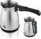 ETHNIQ Turkish Coffee Pot - Stainless Steel, 120V, 1 to 4 Cup Capacity, Fast Brewing Coffee Maker for Home