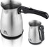 ETHNIQ Turkish Coffee Pot - Stainless Steel, 120V, 1 to 4 Cup Capacity, Fast Brewing Coffee Maker for Home
