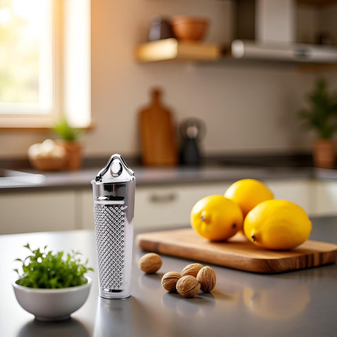 Generic Multifunctional Kitchen Stainless Steel Ginger Garlic Nutmeg Grater Nut Walnut Lemon Hand Planer Tool Lemon