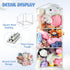NomNest Stuffed Animal Storage, Metal Stuffed Animal Zoo Holder, Large Capacity Plushies Toy Organizer, Sturdy Steel