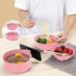 Microwave Ramen Cooker, Ramen Bowl with Chopsticks and Spoon for Office College Dorm Room, Dishwasher-Safe, Pink