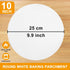 100Pcs-10 Inch Parchment Paper Rounds, YUFDA Non-Stick Baking Parchment Paper for Baking, Precut Round for Electric