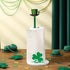 Namalu St. Patrick's Day Shamrock Paper Towel Holder - Rustic Decor for Kitchen and Bathroom, Countertop Dispenser
