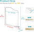 4 Pack 12in Closet Closet 12in Vtopmart Height Shelf Dividers for Organization, Clear Plastic Shelf Dividers of Upgrade